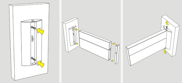 凯美广告科室牌安装步骤4至6