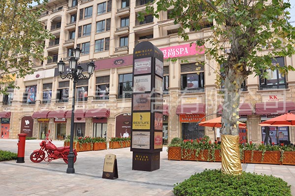 重庆凯美广告做好防水措施的户外灯箱案例一