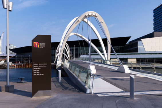 墨尔本会展中心ECEC标识标牌立牌设计