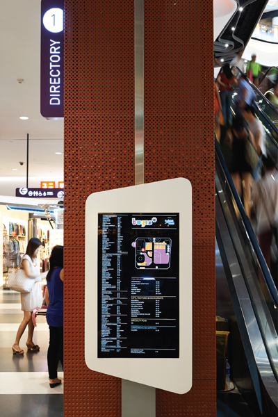 新加坡BUGIS购物中心总平面图标识牌设计